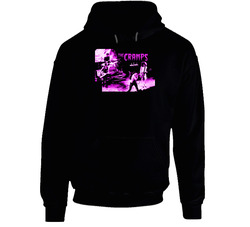 The Cramps Rock Band Second Black Hooded Sweatshirt Hoodie The Cramps Rock Band Second Black Hooded Sweatshirt Hoodie