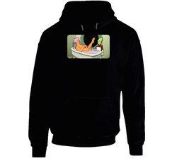 Zapp Futurama Black Hooded Sweatshirt Hoodie Zapp Futurama Black Hooded Sweatshirt Hoodie