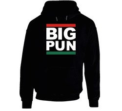 Big Pun Hip Hop Rapper Latino Spanish Black Hooded Sweatshirt Hoodie