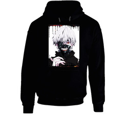 Tokyo Ghoul Anime Tv Show  Cool Fan Black Hooded Sweatshirt Hoodie