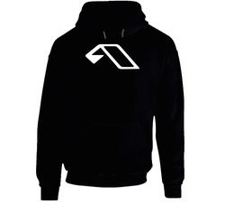 Anjunabeats Symbol 2 Black Hooded Sweatshirt Hoodie