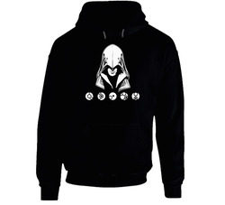 Assassins Creed Animus Video Game Black Hooded Sweatshirt Hoodie