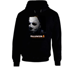 Halloween 4 The Return Of Michael Myers Scary Movie Halloween Black Hooded Sweatshirt Hoodie Halloween 4 The Return Of Michael Myers Scary Movie Halloween Black Hooded Sweatshirt Hoodie