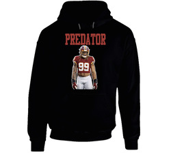 The Predator Chase Young Washington Football Defensive End Funny Black Hooded Sweatshirt Hoodie The Predator Chase Young Washington Football Defensive End Funny Black Hooded Sweatshirt Hoodie