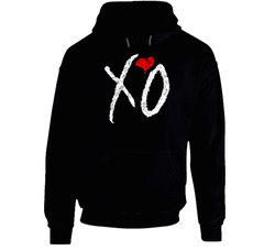 Xo 2 Hitam Black Hooded Sweatshirt Hoodie Xo 2 Hitam Black Hooded Sweatshirt Hoodie