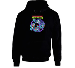 Tmnt Teenage Mutant Ninja Squirtles Black Hooded Sweatshirt Hoodie Tmnt Teenage Mutant Ninja Squirtles Black Hooded Sweatshirt Hoodie