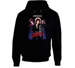 Savage Streets Movie Black Hooded Sweatshirt Hoodie Savage Streets Movie Black Hooded Sweatshirt Hoodie