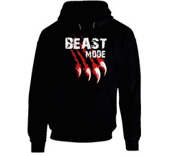 Beast Mode Black Black Hooded Sweatshirt Hoodie Beast Mode Black Black Hooded Sweatshirt Hoodie