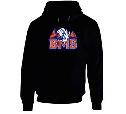 Bms Kecil Black2 Black Hooded Sweatshirt Hoodie
