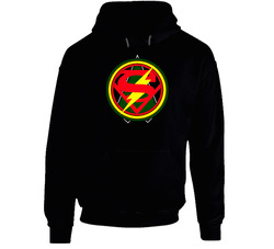 Dc Comics Flash Arrow Supergirl Legends Crossover Tv Show Logo Black Hooded Sweatshirt Hoodie