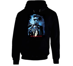 New Jack City Gangster Movie Black Hooded Sweatshirt Hoodie