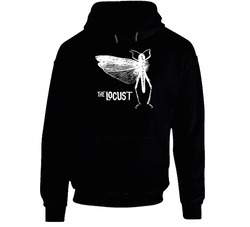 The Locust Band 2 190116 A Black Hooded Sweatshirt Hoodie