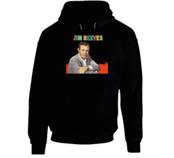 Jim Reeves Black Hooded Sweatshirt Hoodie