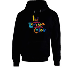 In Living Color Logo Poster Skit Variety Tv Show Fan Black Hooded Sweatshirt Hoodie