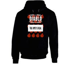 Taco Bell Diablo Sauce Halloween Costume Black Hooded Sweatshirt Hoodie