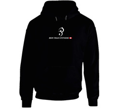 Bon Tran Fitness Canada Gym Training Motivation Gains Black Hooded Sweatshirt Hoodie Bon Tran Fitness Canada Gym Training Motivation Gains Black Hooded Sweatshirt Hoodie