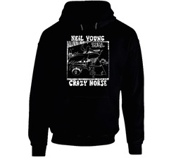 Neil Young Crazy Horse Zuma Standard Adult Black T- S To 5xl Black Hooded Sweatshirt Hoodie Neil Young Crazy Horse Zuma Standard Adult Black T- S To 5xl Black Hooded Sweatshirt Hoodie