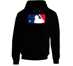 Mlb Major League Baseball Usa Logo Black Hooded Sweatshirt Hoodie Mlb Major League Baseball Usa Logo Black Hooded Sweatshirt Hoodie