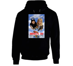 Wayne's World Cool 90's Comedy Vintage Classic Movie Fan Black Hooded Sweatshirt Hoodie Wayne's World Cool 90's Comedy Vintage Classic Movie Fan Black Hooded Sweatshirt Hoodie