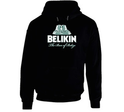 Belikin Beer Belize Central America Drink Bar Logo Symbol Black Hooded Sweatshirt Hoodie Belikin Beer Belize Central America Drink Bar Logo Symbol Black Hooded Sweatshirt Hoodie