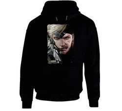 Metal Gear Rising Solid Video Game Black Hooded Sweatshirt Hoodie Metal Gear Rising Solid Video Game Black Hooded Sweatshirt Hoodie