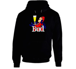 Budweiser Black Hooded Sweatshirt Hoodie Budweiser Black Hooded Sweatshirt Hoodie