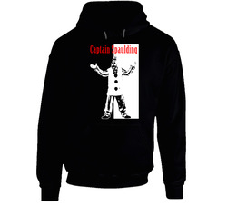 Captain Spaulding House Of 1000 Corpes Black Hooded Sweatshirt Hoodie Captain Spaulding House Of 1000 Corpes Black Hooded Sweatshirt Hoodie