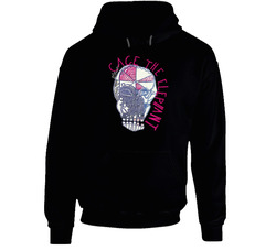 Cage Elep Black Black Hooded Sweatshirt Hoodie Cage Elep Black Black Hooded Sweatshirt Hoodie