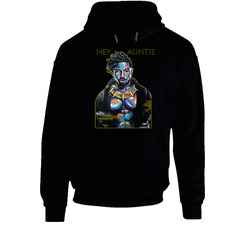Hey Auntie Erik Killmonger Wakanda Black Panther Africa Black Pride Black Hooded Sweatshirt Hoodie Hey Auntie Erik Killmonger Wakanda Black Panther Africa Black Pride Black Hooded Sweatshirt Hoodie