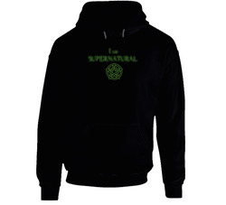 Supernatural-pentagram Black Hooded Sweatshirt Hoodie Supernatural-pentagram Black Hooded Sweatshirt Hoodie