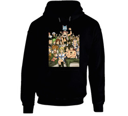 Fairy Tail 08bl Black Hooded Sweatshirt Hoodie Fairy Tail 08bl Black Hooded Sweatshirt Hoodie