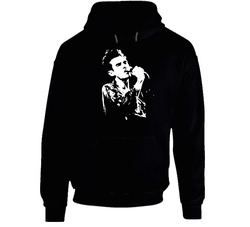 Morrissey Black Hooded Sweatshirt Hoodie Morrissey Black Hooded Sweatshirt Hoodie