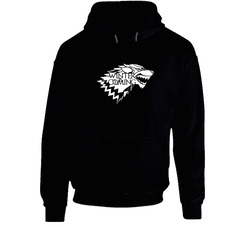 House Stark Winter Menb Black Hooded Sweatshirt Hoodie House Stark Winter Menb Black Hooded Sweatshirt Hoodie