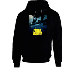 Troll Hunter Movie Black Hooded Sweatshirt Hoodie Troll Hunter Movie Black Hooded Sweatshirt Hoodie