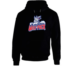 Hartford Wolfpack Black Hooded Sweatshirt Hoodie