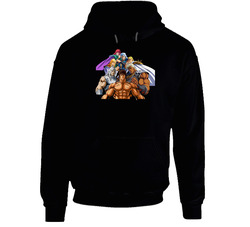 Fist Of The North Star Anime Black Hooded Sweatshirt Hoodie