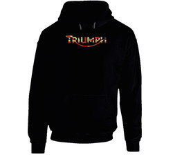 Triumphblack Black Hooded Sweatshirt Hoodie Triumphblack Black Hooded Sweatshirt Hoodie