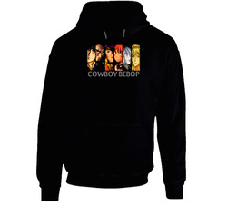 Cowboy Bebop Anime Black Hooded Sweatshirt Hoodie Cowboy Bebop Anime Black Hooded Sweatshirt Hoodie
