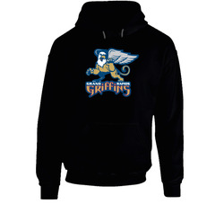 Grand Rapids Griffins Black Hooded Sweatshirt Hoodie Grand Rapids Griffins Black Hooded Sweatshirt Hoodie
