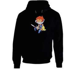 Thundercats t-shirt leono tee cartoon tv show Black Hooded Sweatshirt Hoodie Thundercats t-shirt leono tee cartoon tv show Black Hooded Sweatshirt Hoodie