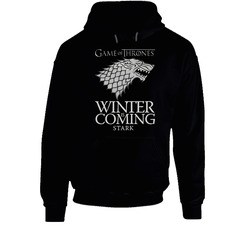 New Game Of Thrones Stark Direwolf Sigil Logo Standard Black Black Hooded Sweatshirt Hoodie New Game Of Thrones Stark Direwolf Sigil Logo Standard Black Black Hooded Sweatshirt Hoodie