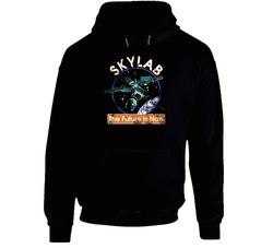 Skylab Black Hooded Sweatshirt Hoodie Skylab Black Hooded Sweatshirt Hoodie