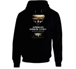 President Donald Trump American Horror Story White House Trending Black Hooded Sweatshirt Hoodie President Donald Trump American Horror Story White House Trending Black Hooded Sweatshirt Hoodie