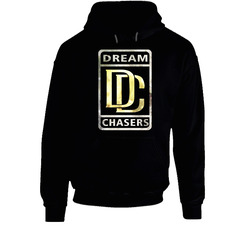 Dream Chasers Black Hooded Sweatshirt Hoodie Dream Chasers Black Hooded Sweatshirt Hoodie