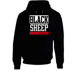 Black Sheep Music Album Rap Hip Hop Black Hooded Sweatshirt Hoodie Black Sheep Music Album Rap Hip Hop Black Hooded Sweatshirt Hoodie
