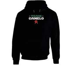 Team Canelo Alvarez Square Green White Red Logo Black Hooded Sweatshirt Hoodie Team Canelo Alvarez Square Green White Red Logo Black Hooded Sweatshirt Hoodie