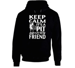Pit Best Friend Black Hooded Sweatshirt Hoodie Pit Best Friend Black Hooded Sweatshirt Hoodie