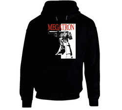 Megatron Robot Cartoon Black Hooded Sweatshirt Hoodie