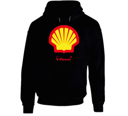 B Shell V-power Sf9sjds16524 Black Hooded Sweatshirt Hoodie