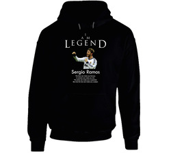 Sergio Ramos Spain Legend Soccer Futbol Black Hooded Sweatshirt Hoodie Sergio Ramos Spain Legend Soccer Futbol Black Hooded Sweatshirt Hoodie